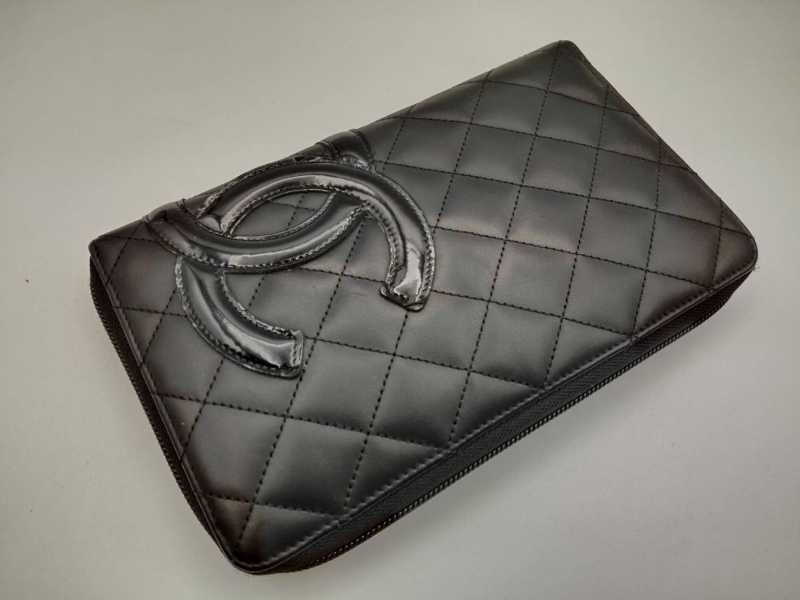 シャネル買取　カンボン長財布